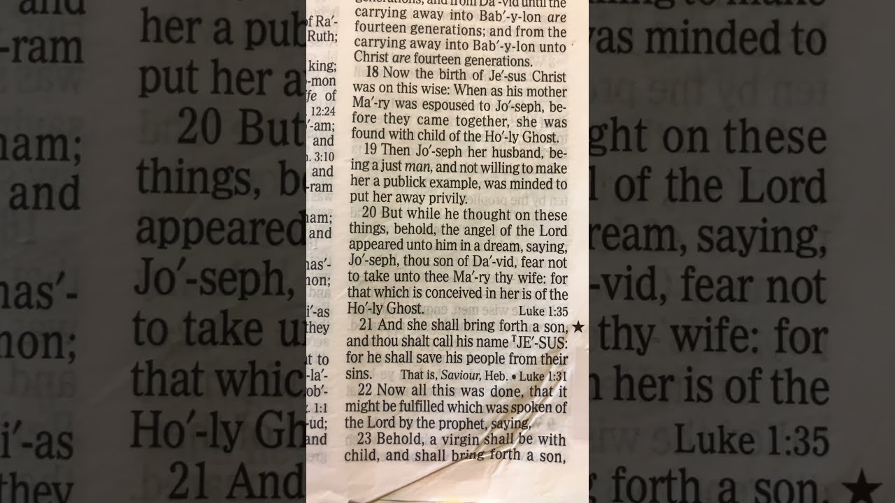 Reading Some Of The Word God 