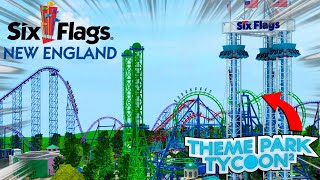 Six Flags New England Recreation Showcase! [Theme Park Tycoon 2]