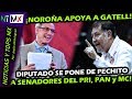 NOROÑA APOYA AL DR GATELL EN EL SENADO ¡ SE PONE DE PECHITO A SENADORES DEL PRI PAN MC ! ASI LO HIZO