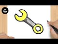 #404 How to Draw a Spanner - Easy Drawing Tutorial