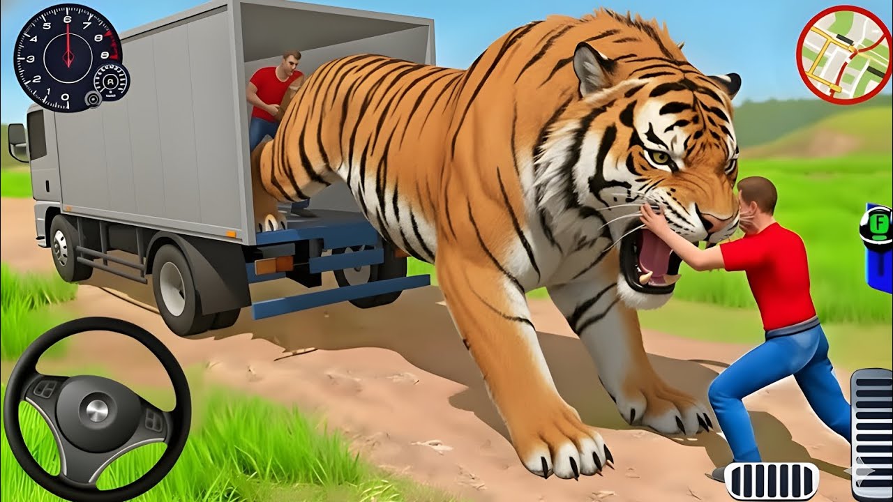 Animal Cargo Truck 3D 🚛🐅 | Wild Animal Transport Gameplay 2025 (Android)