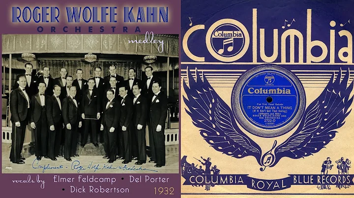 1932, Roger Wolfe Kahn Orch, Fit As A Fiddle, It Don't Mean A Thing, My Silent Love, HD 78rpm