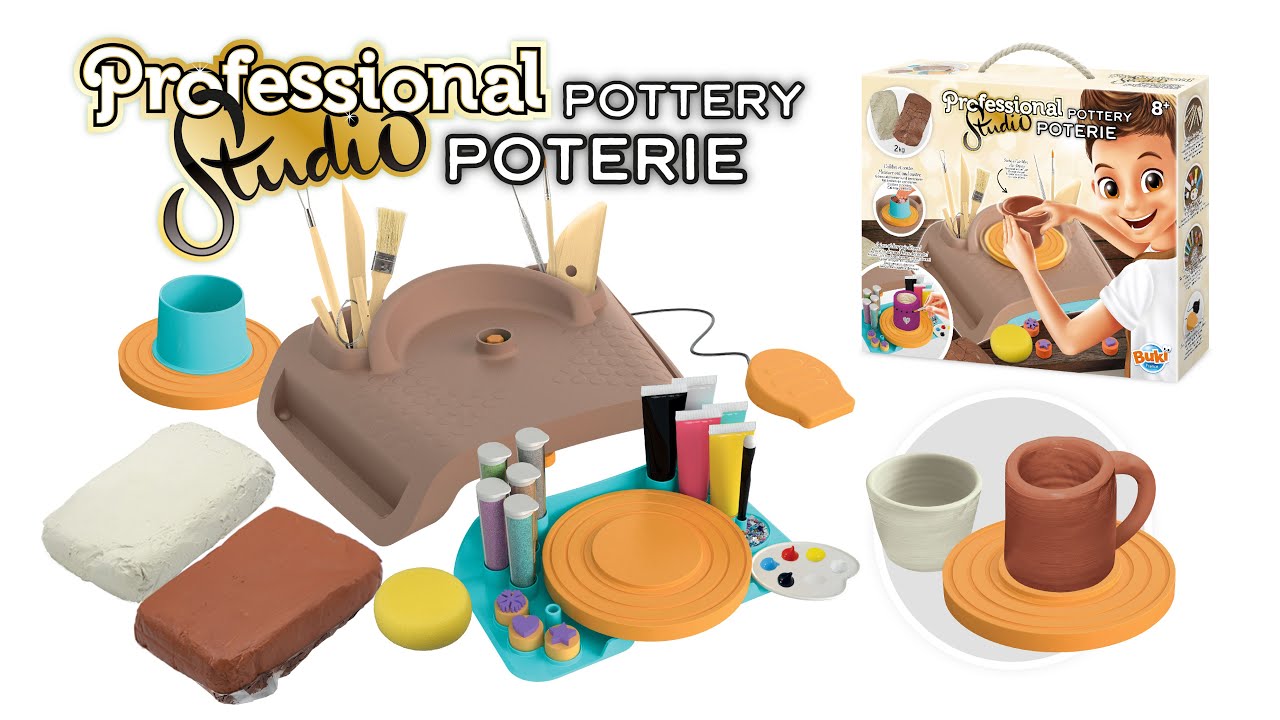 Professional Studio Poterie - Buki France 5426 - Kit de poterie pour enfant