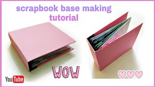 easy way to make scrapbook base at home | how to make scrapbook| #scrapbook