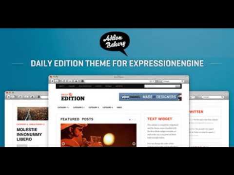 Preview Daily Edition - Magazine EE Theme Blog / Magazine - ExpressionEngine