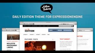 Preview Daily Edition - Magazine EE Theme Blog / Magazine - ExpressionEngine