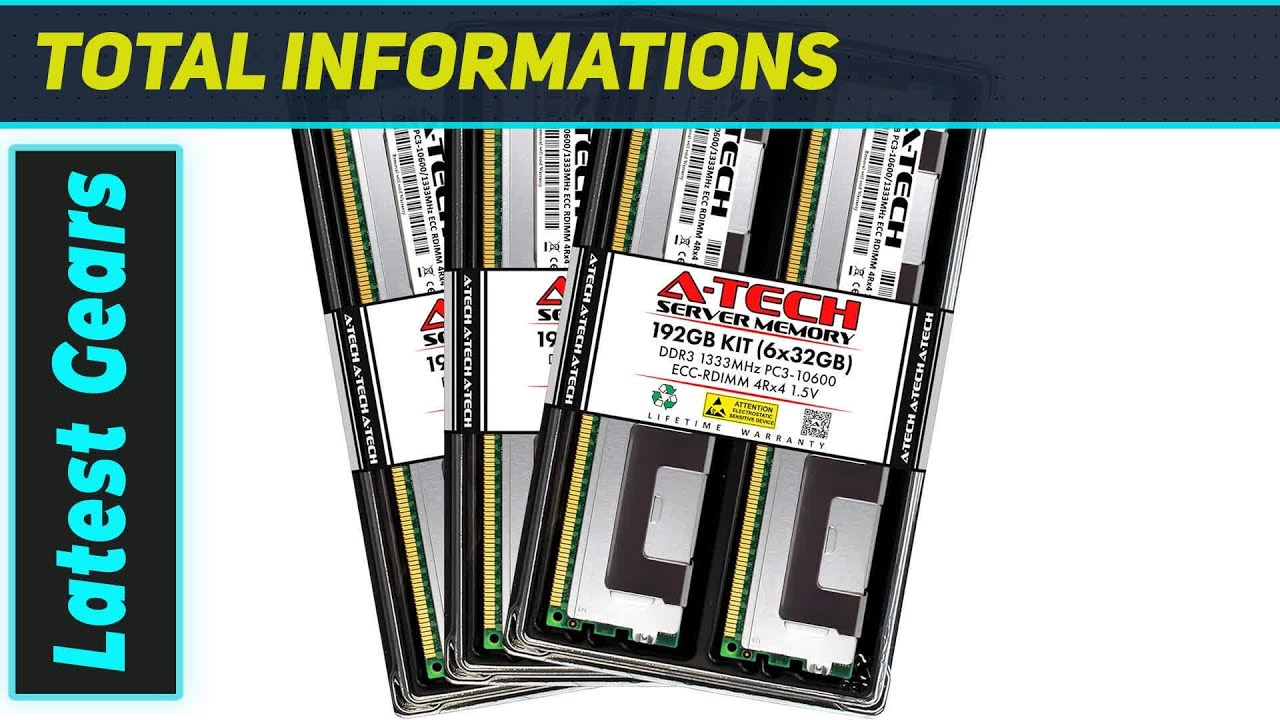 Best RAM Upgrade for Dell PowerEdge Servers: A-Tech 192GB DDR3 Kit