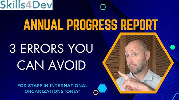 International projects - Annual progress report EXPLAINED