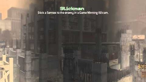 How to complete Stickman challenge MW3/Burning man emblem