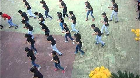 dân vũ múa gối 12a4 2013-2014 phan chu trinh phu yen