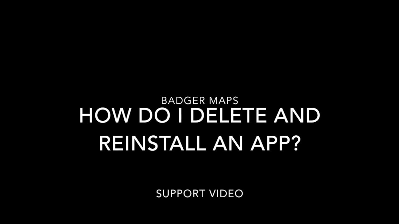 How To Delete And Reinstall An App YouTube