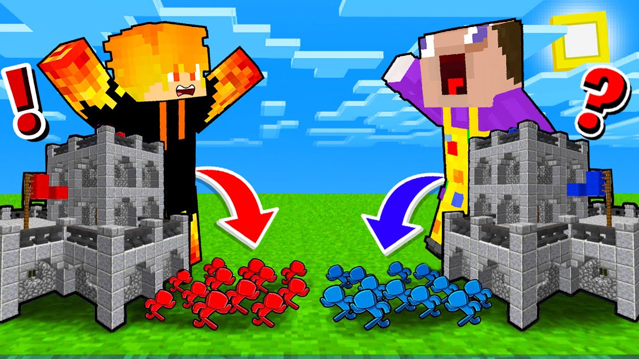#فلم_ماين_كرافت : جيش اقزام الدايموند ضد جيش اقزام الديرت !!؟ 😱🔥