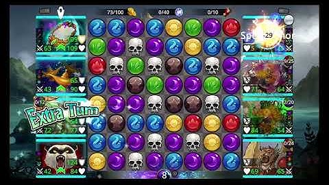 Gems Of War.  Reflection Of Good, Shahbanu Vespera, Rogueling, Lyrasza.