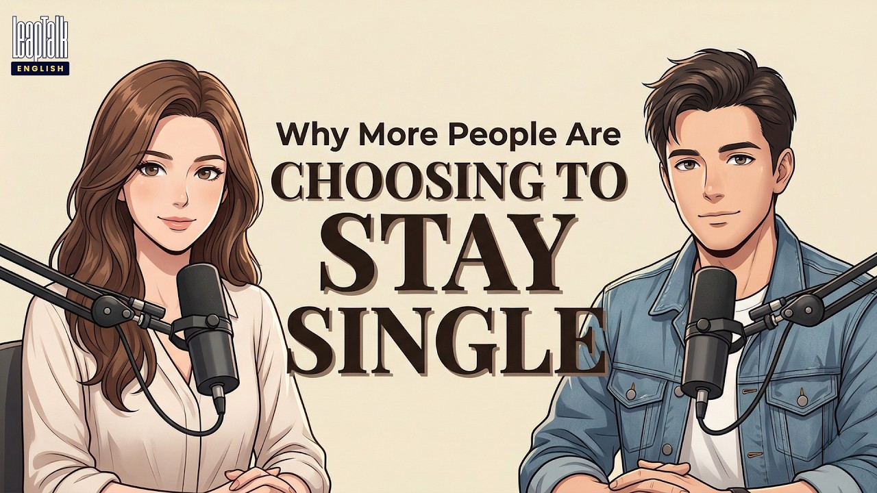 Why More People Are Choosing to Stay Single | English Listening Practice | B1 B2 Level