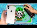 HYDRO Dipping iPhone XS MAX !! (JOKER Custom) 🎨