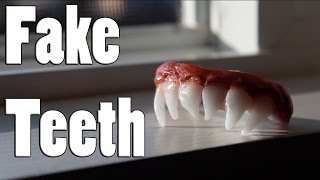 FAKE TEETH/DENTURE: TUTORIAL | NIGHT 3