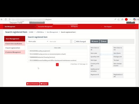 2.  Adding ITEMS  KRA eTIMS Online