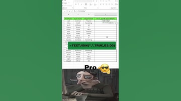 Excel TEXTJOIN: Combine Text Fast! 🤯 📈 #ExcelTips