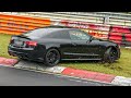 Nürburgring Near CRASH, Spins, CRAZY Drivers &amp; VERY Tricky Conditions! Touristenfahrten Nordschleife