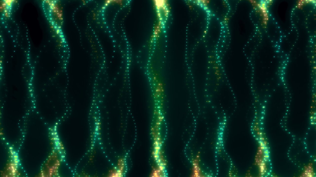 Green Wavy Particle Lines • Free Infinite Loop Motion Graphics ...