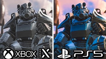 Fallout 4 Anniversary Edition PS5 vs Xbox Series X Graphics Comparison