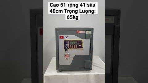 Két sắt Việt Tiệp Siêu Cường KVTSC166 khóa điện tử tốt nhất Việt Tiệp #Shorts