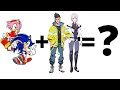 Sonic + Cyberpunk Edgerunners (Sonic, Amy + David, Lucy)