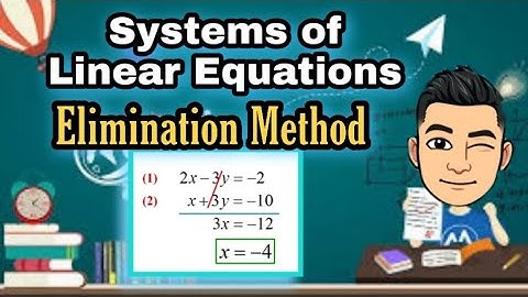 Systems of Linear Equations in Two Variables by Elimination Method [Made EASY - Taglish version]