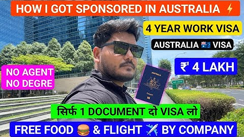 ⚡️Australia 🇦🇺 4 Year Work visa | MY Real Experience On Subclass 482 | Explained 