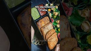 Ανακατέψτε το Veg Schezwan Paratha