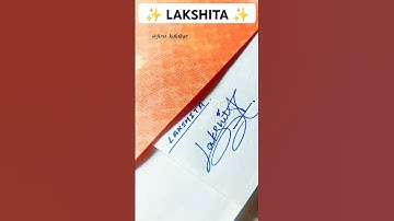 #lakshita #signaturestyle #shorts @First_Kalakar