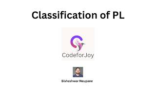 3 Classification of PL
