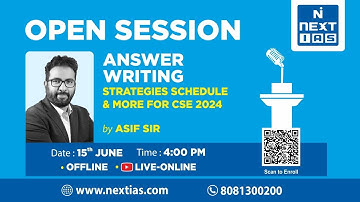 Open Session on Answer Writing by Asif Sir | UPSC Optional | NEXT IAS