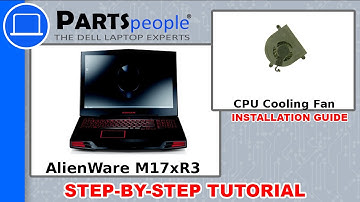 Dell AlienWare M17xR3 CPU Fan Replacement Video Tutorial