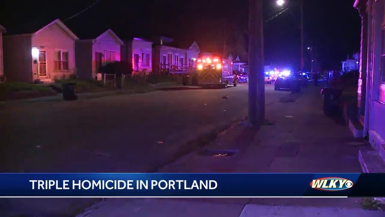 LMPD: 2 men, 1 woman shot to death in Portland neighborhood - YouTube