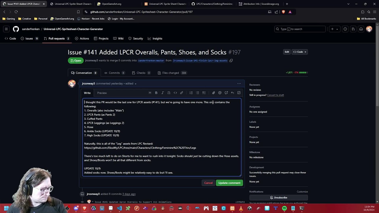 LPC: Revised Shoes & Shorts Assets (Music by Eric Matyas www.soundimage.org)