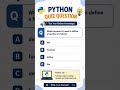 “Do you know the answer? 🐍💡”#pythonquiz #learnpython #codingchallenge #pythoncoding #programming