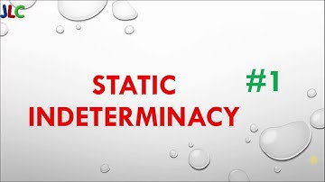 Tutorial#1-Static Indeterminacy|Physical meaning definition internal external static indeterminacy