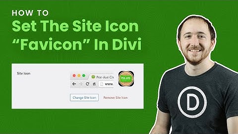 How To Set The Browser Tab Site Icon “Favicon” In Divi