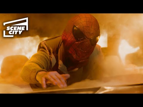 The Amazing Spider-Man: Saved by Spider-Man (ANDREW GARFIELD SCENE) | With Captions