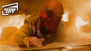 The Amazing SpiderMan: Saved by SpiderMan (ANDREW GARFIELD SCENE) | With Captions