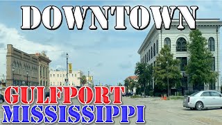 Gulfport  Mississippi  4K Downtown Drive