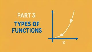 Functions | Part 3 - Types of Functions | Identity, Constant Polynomial Functions