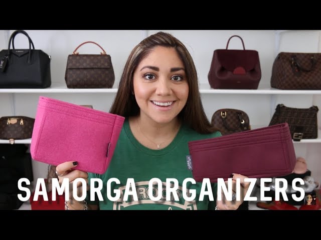 LET'S TALK ABOUT BAG ORGANIZERS! Zoomoni vs Samorga!? Similarities and  Differences!