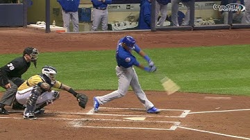 CHC@MIL: Russell opens the scoring with an RBI single