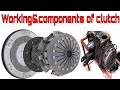 Components Of Clutch | Clutch | Working of Clutch | Car Clutch Disc |Explanation | Mechanic Siva