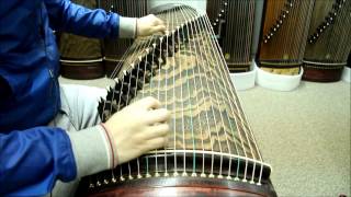 古箏Guzheng『高山流水』- 日本制六十年桐木箏 made in japan chords