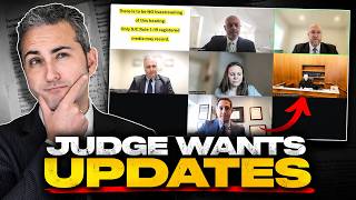 Judge Demands Update on the Depositions