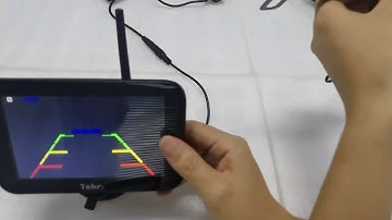 Demonstrates how to add a second camera to the Yakry Y24 wireless backup camera system