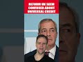Reform UK Get Confused About Worker Benefits #shorts
